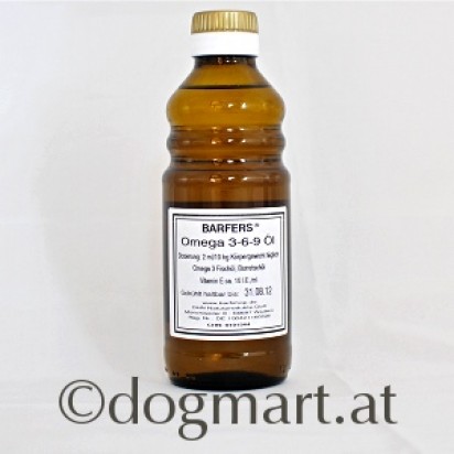 DHN BARFERS® Omega 3-6-9 Öl 250 ml